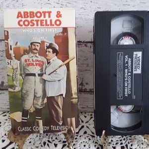 Abbott & Costello - Comedy Classic - Who's On First - VHS Tape